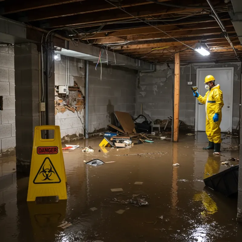 Flooded Basement Electrical Hazard in Morgan County, CO Property